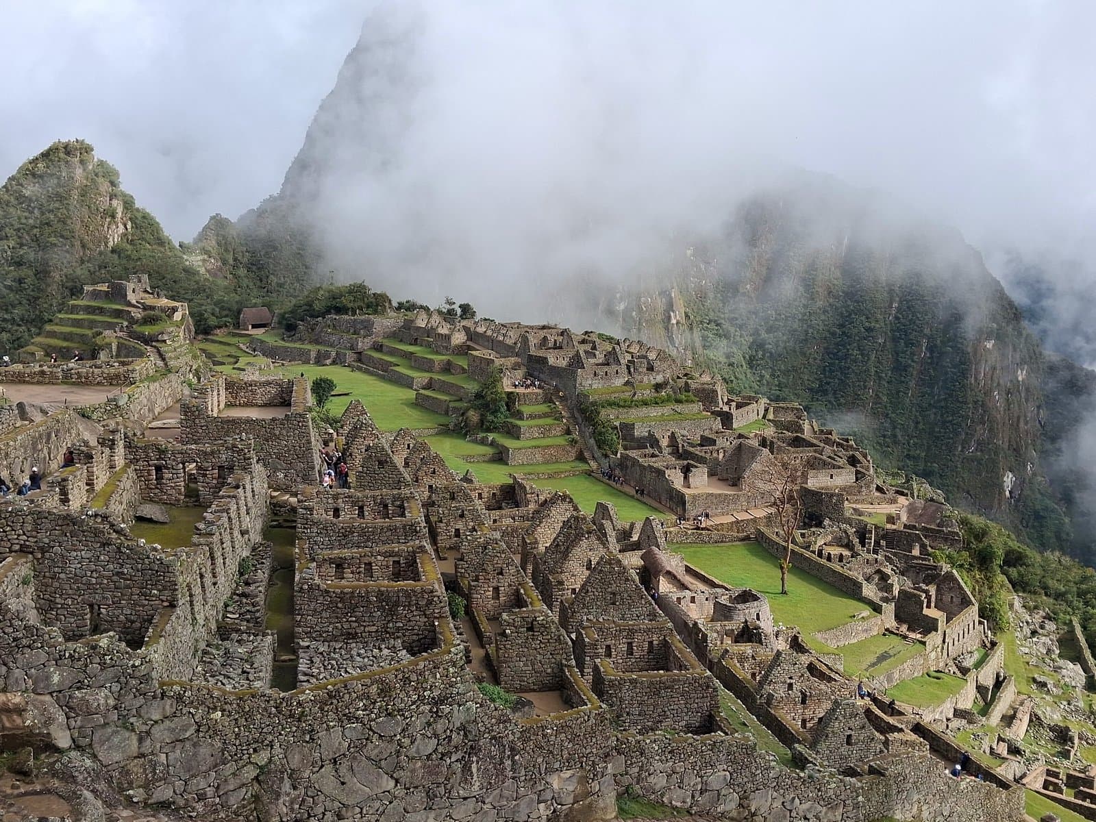Inside the Machu Picchu citadel