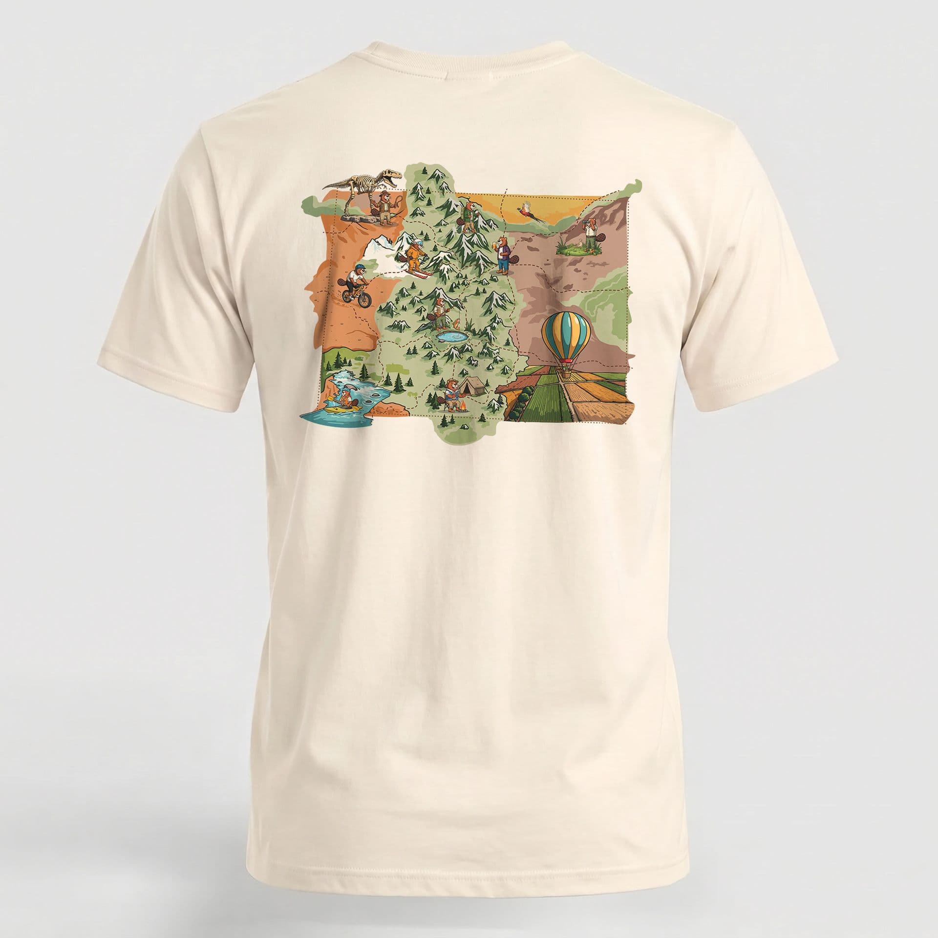 WayFy Breck Around Colorado tee — back
